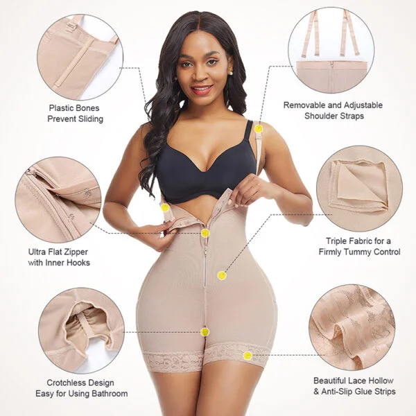 Fajas Post Op Compression Garment Tummy Tuck Surgery Underbust Shapewear Post Surgical Garment - Image 6