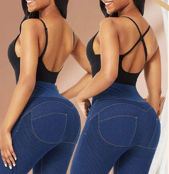 Women's Backless Body Shaper Bra Plunge Bra Shapewear U Shape Tuck Seamless  Bodysuit Thong Full for Tummy Control Shapewear