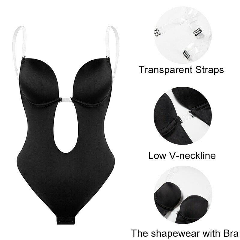 CUPSHER Womens Strapless Shapewear Tummy Control Backless Bra