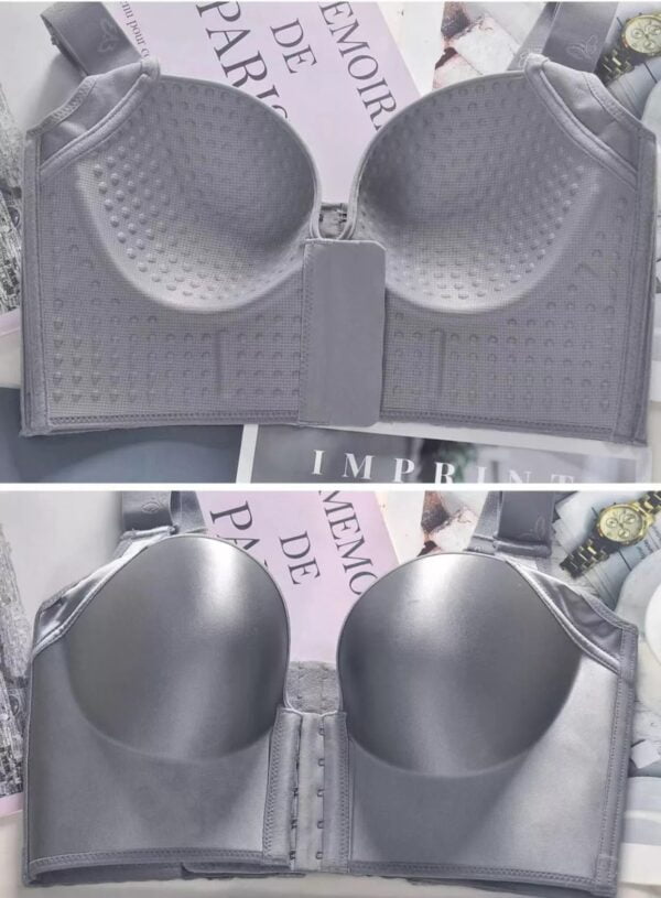 full-back coverage front closure bra