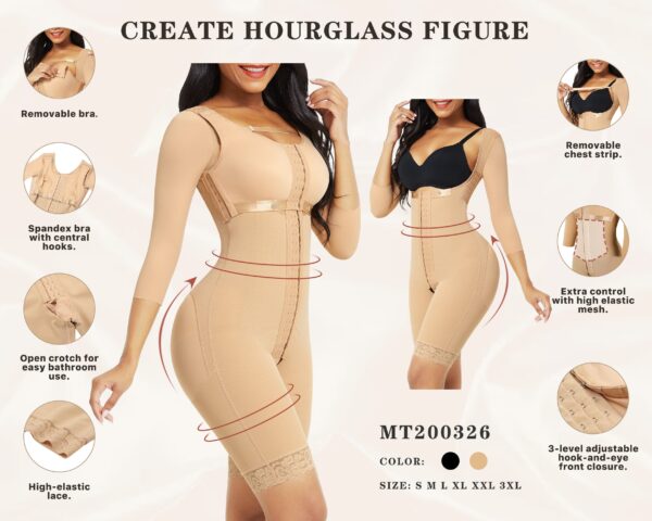 Body Shaper with Sleevesl