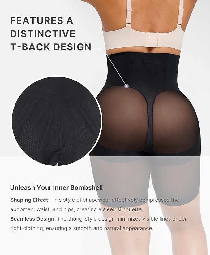 Women’s High-Waist Butt-Lifting Shapewear Shorts – 360° Tummy Control, Seamless Body Shaper with Anti-Roll Waist & All-Day Comfort - Image 14