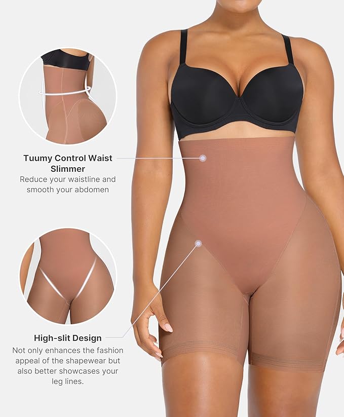 Women’s High-Waist Butt-Lifting Shapewear Shorts – 360° Tummy Control, Seamless Body Shaper with Anti-Roll Waist & All-Day Comfort - Image 6