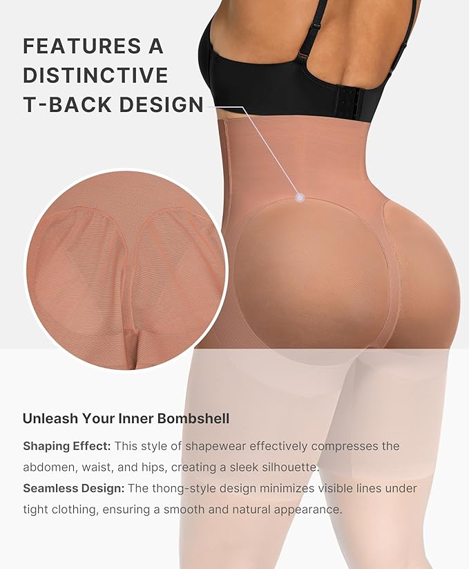 Women’s High-Waist Butt-Lifting Shapewear Shorts – 360° Tummy Control, Seamless Body Shaper with Anti-Roll Waist & All-Day Comfort - Image 13