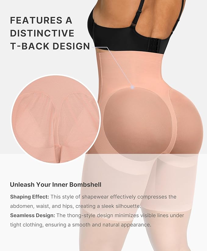 Women’s High-Waist Butt-Lifting Shapewear Shorts – 360° Tummy Control, Seamless Body Shaper with Anti-Roll Waist & All-Day Comfort - Image 12