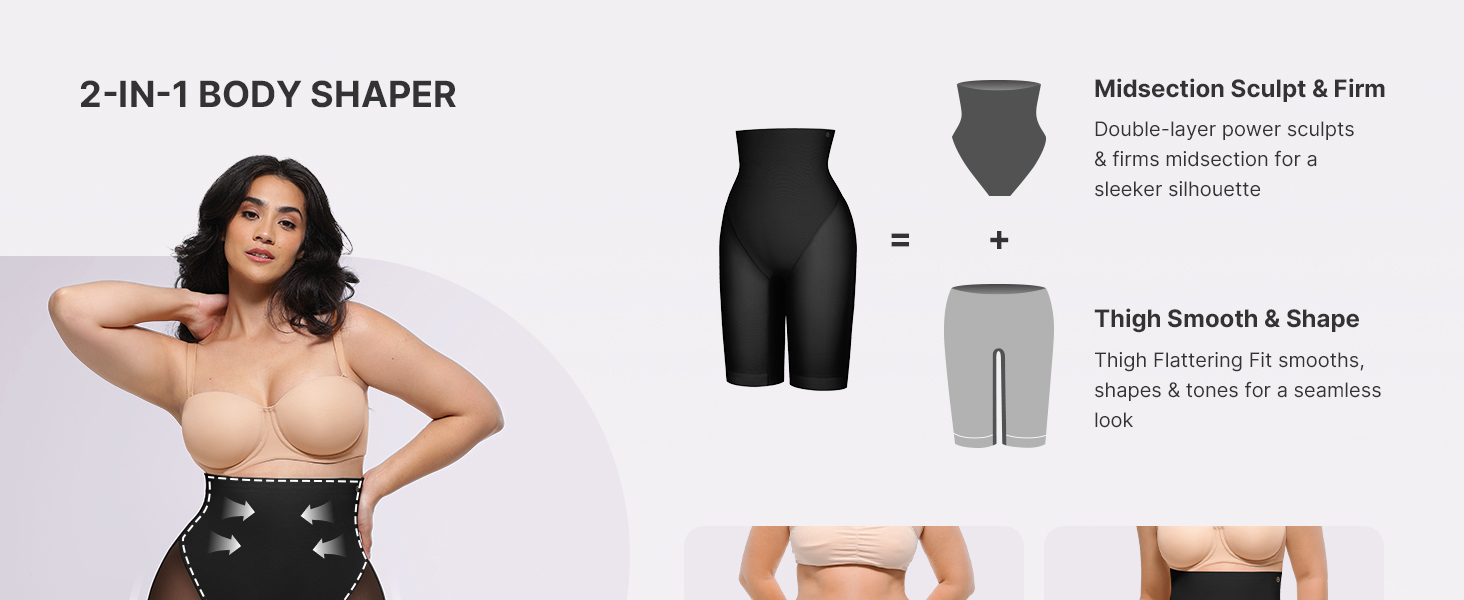 Women’s High-Waist Butt-Lifting Shapewear Shorts – 360° Tummy Control, Seamless Body Shaper with Anti-Roll Waist & All-Day Comfort - Image 11