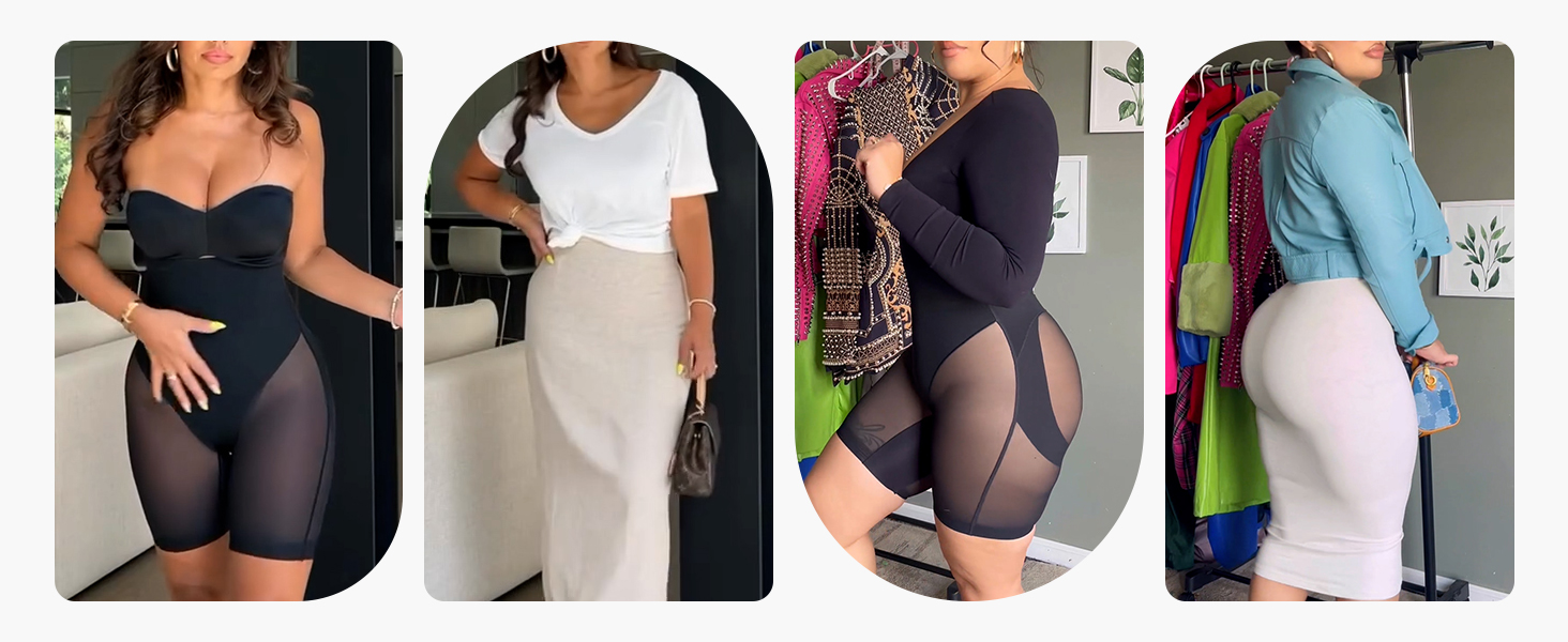 Women’s High-Waist Butt-Lifting Shapewear Shorts – 360° Tummy Control, Seamless Body Shaper with Anti-Roll Waist & All-Day Comfort - Image 16